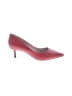 Pure Navy 100% Leather Color Block Red Heels Size 5 - photo 1