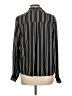 Lush 100% Polyester Black Long Sleeve Blouse Size L - photo 2