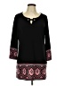 JM Collection Black 3/4 Sleeve Blouse Size L - photo 1