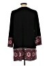 JM Collection Black 3/4 Sleeve Blouse Size L - photo 2