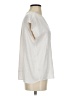 Banana Republic 100% Polyester White Short Sleeve Blouse Size S - photo 5
