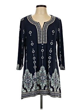 Jm Collection 3/4 Sleeve Blouse