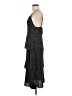 Aqua 100% Polyester Polka Dots Gray Cocktail Dress Size M - photo 5