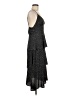 Aqua 100% Polyester Polka Dots Gray Cocktail Dress Size M - photo 4
