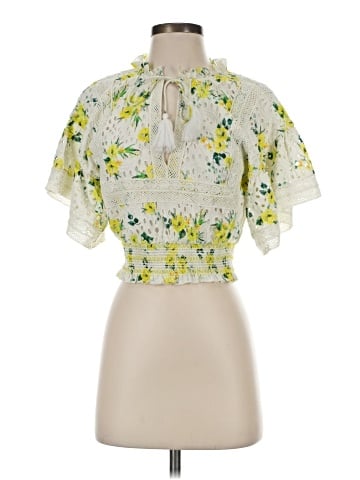 Alice + Olivia Short Sleeve Blouse (view 1)