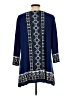 JM Collection Blue 3/4 Sleeve Blouse Size L - photo 2
