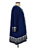 JM Collection Blue 3/4 Sleeve Blouse Size L - photo 4