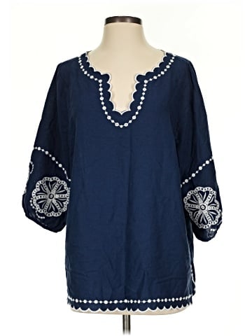 Calypso St. Barth 3/4 Sleeve Blouse (view 1)