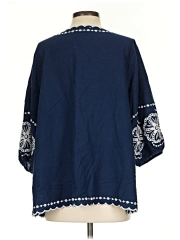 Calypso St. Barth 3/4 Sleeve Blouse (view 2)