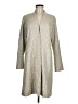 Eileen Fisher 100% Silk Silver Coat Size M - photo 1