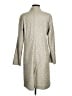 Eileen Fisher 100% Silk Silver Coat Size M - photo 2