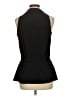 W by Worth 100% Polyester Black Sleeveless Blouse Size 6 - photo 2