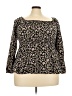 Torrid Black 3/4 Sleeve Top Size 3X Plus (3) - photo 1