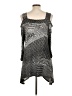 Clara Sun Woo Silver Sleeveless Top Size L - photo 2