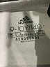 Adidas 100% Polyester Silver Short Sleeve T-Shirt Size S (kids) - photo 3