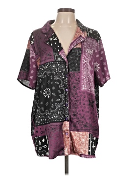 Criminal Damage Short Sleeve Blouse