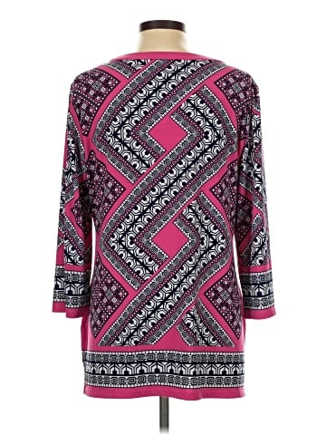 JM Collection 3/4 Sleeve Top (view 2)