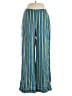 Mango Stripes Blue Casual Pants Size 6 - photo 1