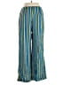 Mango Stripes Blue Casual Pants Size 6 - photo 2