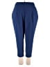 11. Honore Solid Blue Casual Pants Size 18 - photo 1
