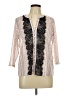 The Limited Outlet 100% Polyester Ivory 3/4 Sleeve Blouse Size L - photo 1