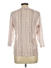 The Limited Outlet 100% Polyester Ivory 3/4 Sleeve Blouse Size L - photo 2