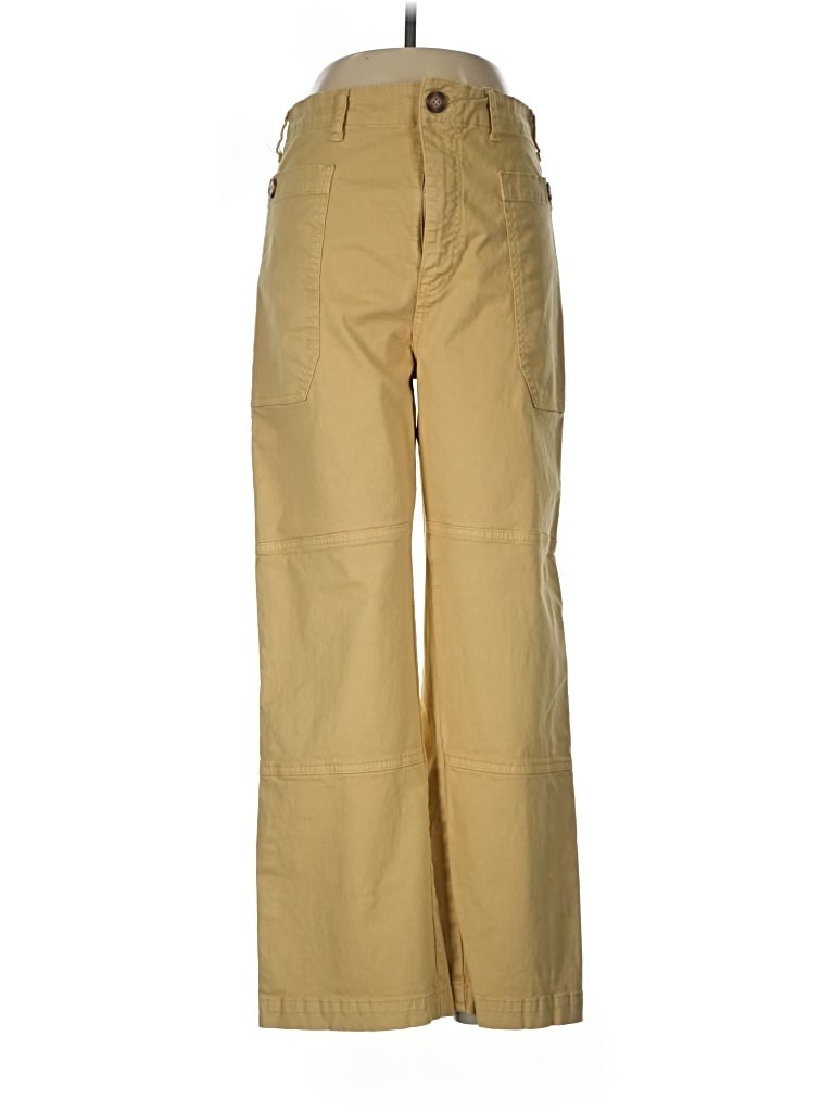 Pre-owned Frame Khaki Pant In Tan