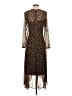 Tommy Hilfiger Animal Print Brown Cocktail Dress Size 2 - photo 2