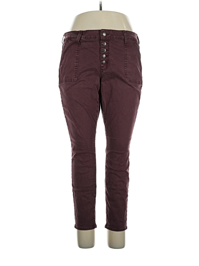 Pre-owned Universal Thread Jeans In Burgundy