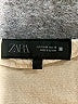 Zara Tan Sleeveless Button-Down Shirt Size M - photo 7