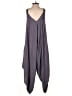 Lilka 100% Rayon Solid Gray Jumpsuit Size XS - photo 2