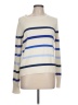 Gap 100% Cotton Stripes Ivory Pullover Sweater Size L - photo 1