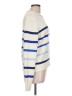 Gap 100% Cotton Stripes Ivory Pullover Sweater Size L - photo 4