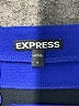 Express Stripes Blue Formal Skirt Size 6 - photo 4