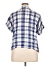 DASH Blue Short Sleeve Blouse Size XL - photo 2