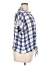 DASH Blue Short Sleeve Blouse Size XL - photo 4