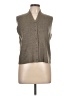 Eileen Fisher 100% Wool Tan Sweater Vest Size L - photo 1