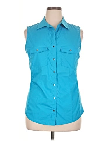 Zac & Rachel Sleeveless Button-Down Shirt (view 1)