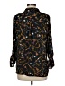 Apt. 9 100% Polyester Paisley Black Long Sleeve Blouse Size M - photo 2