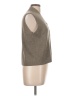 Eileen Fisher 100% Wool Tan Sweater Vest Size L - photo 4