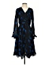 Parker 100% Polyester Blue Cocktail Dress Size 4 - photo 1