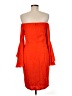 Venus 100% Polyester Orange Cocktail Dress Size 6 - photo 2