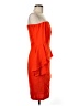 Venus 100% Polyester Orange Cocktail Dress Size 6 - photo 4