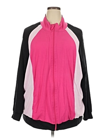 Woman Within Track Jacket (view 1)