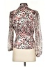 Chenault Animal Print Ivory 3/4 Sleeve Blouse Size S - photo 2