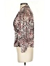 Chenault Animal Print Ivory 3/4 Sleeve Blouse Size S - photo 5