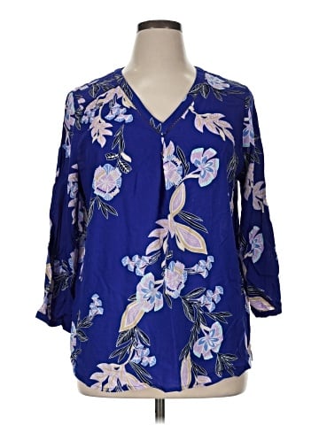 St. John's Bay 3/4 Sleeve Blouse (view 1)
