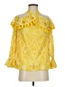 Alexis Yellow 3/4 Sleeve Blouse Size S - photo 1