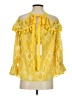 Alexis Yellow 3/4 Sleeve Blouse Size S - photo 2