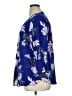 St. John's Bay 100% Rayon Blue 3/4 Sleeve Blouse Size XL - photo 5